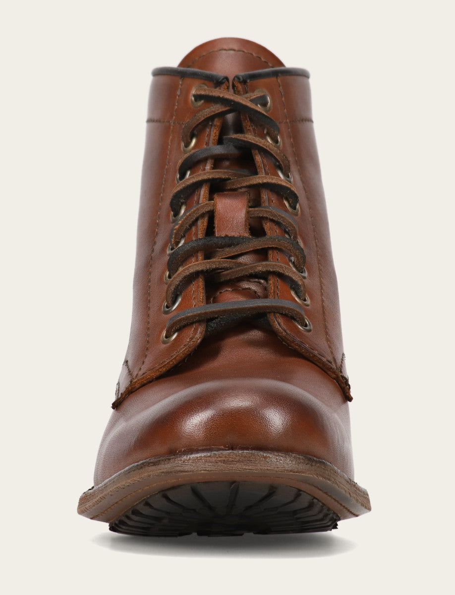 Frye Men's Cognac Tyler Flex Lace Up Boots Cognac