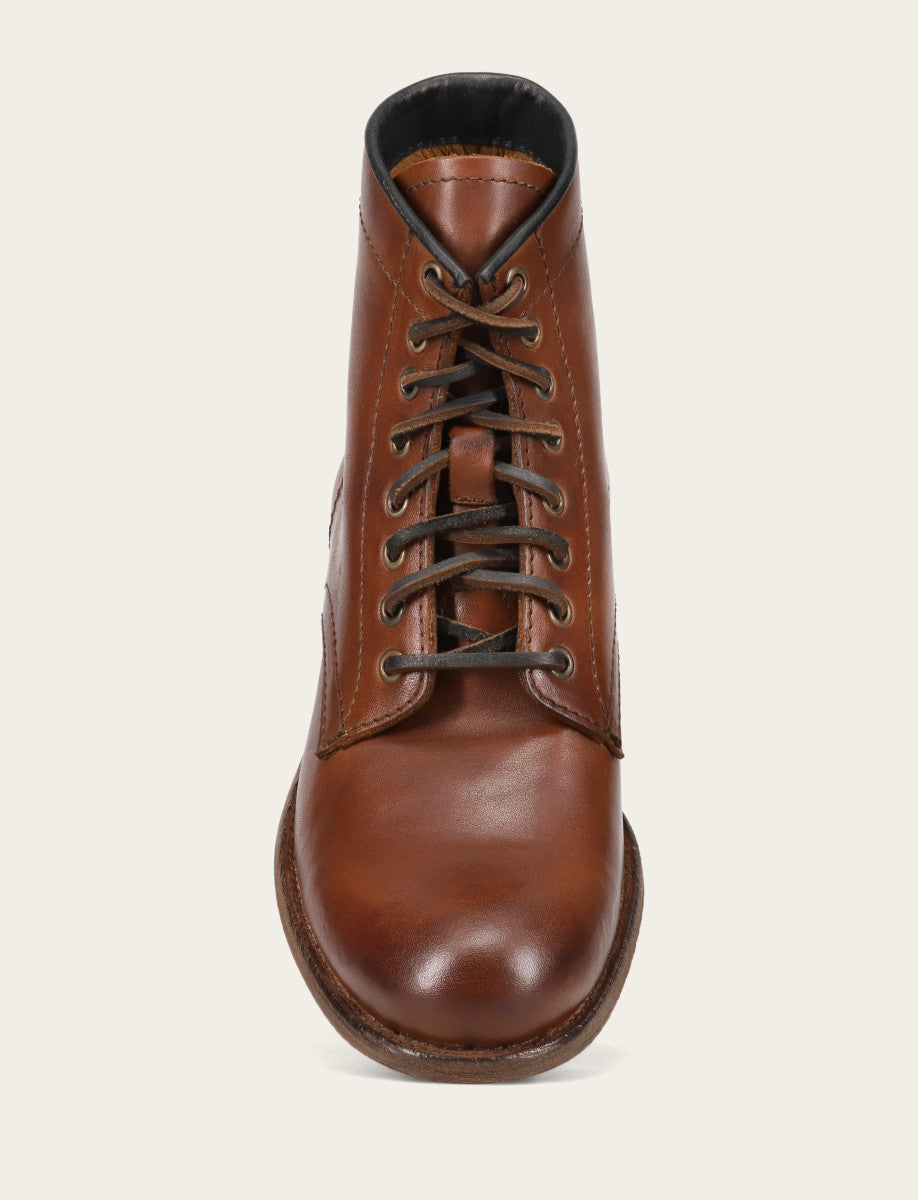 Frye Men's Cognac Tyler Flex Lace Up Boots Cognac
