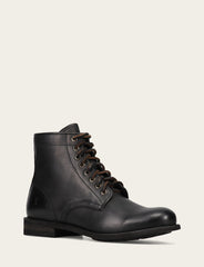Frye Men's Black Tyler Flex Lace Up Boots Black