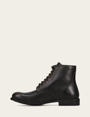 Frye Men's Antiqued Black Tyler Flex Lace Up Boots Antiqued Black