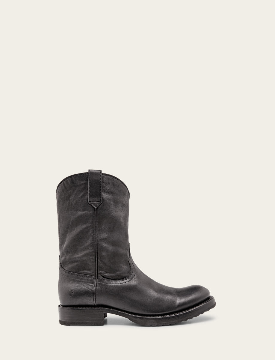 Frye Men's Black Duke Roper Boots Black