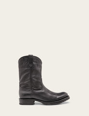 Frye Men's Black Duke Roper Boots Black