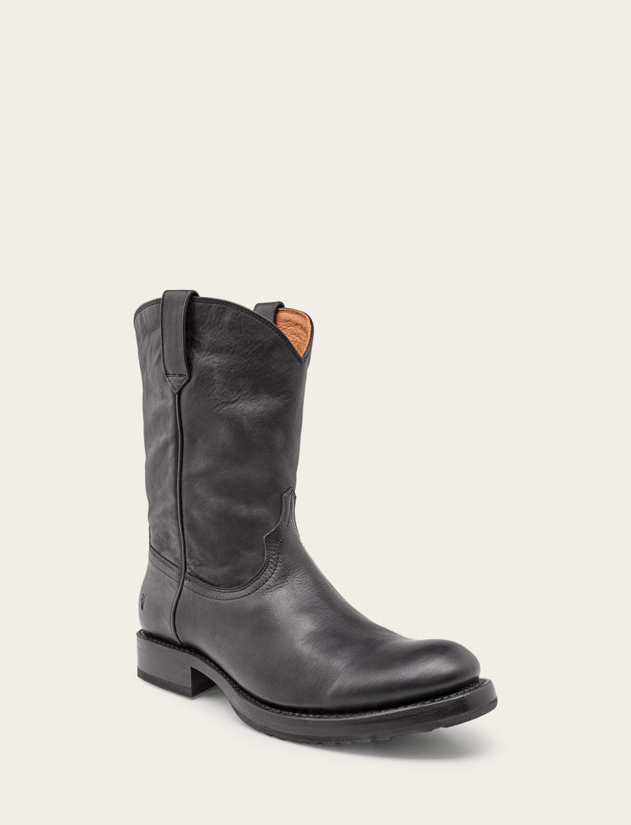 Frye Men's Black Duke Roper Boots Black