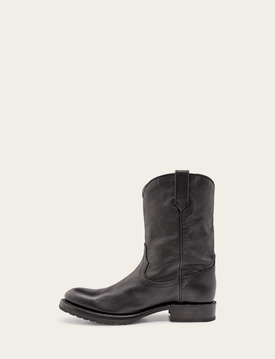 Frye Men's Black Duke Roper Boots Black