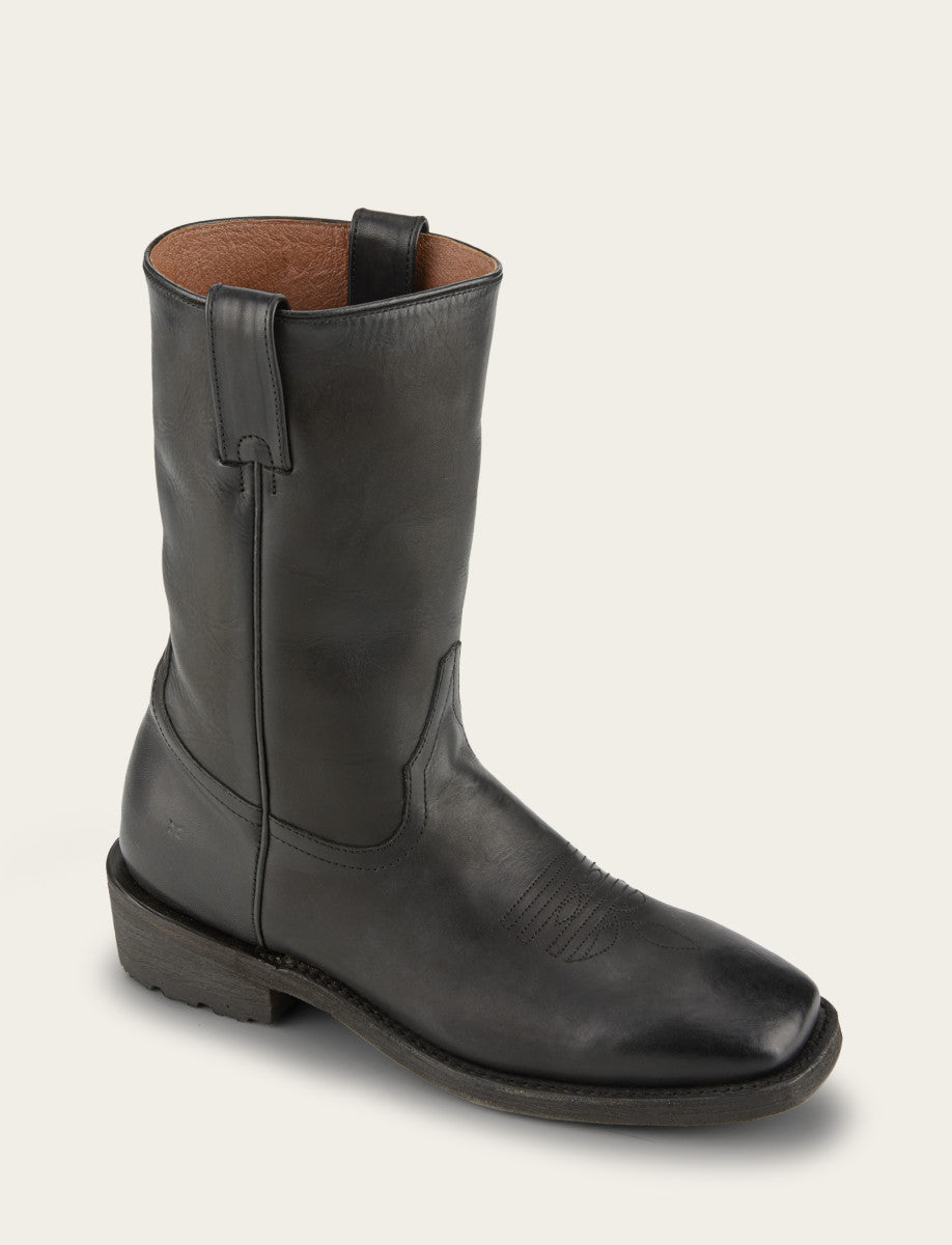 Frye Men's Black Nash Roper Western Boots BLACK