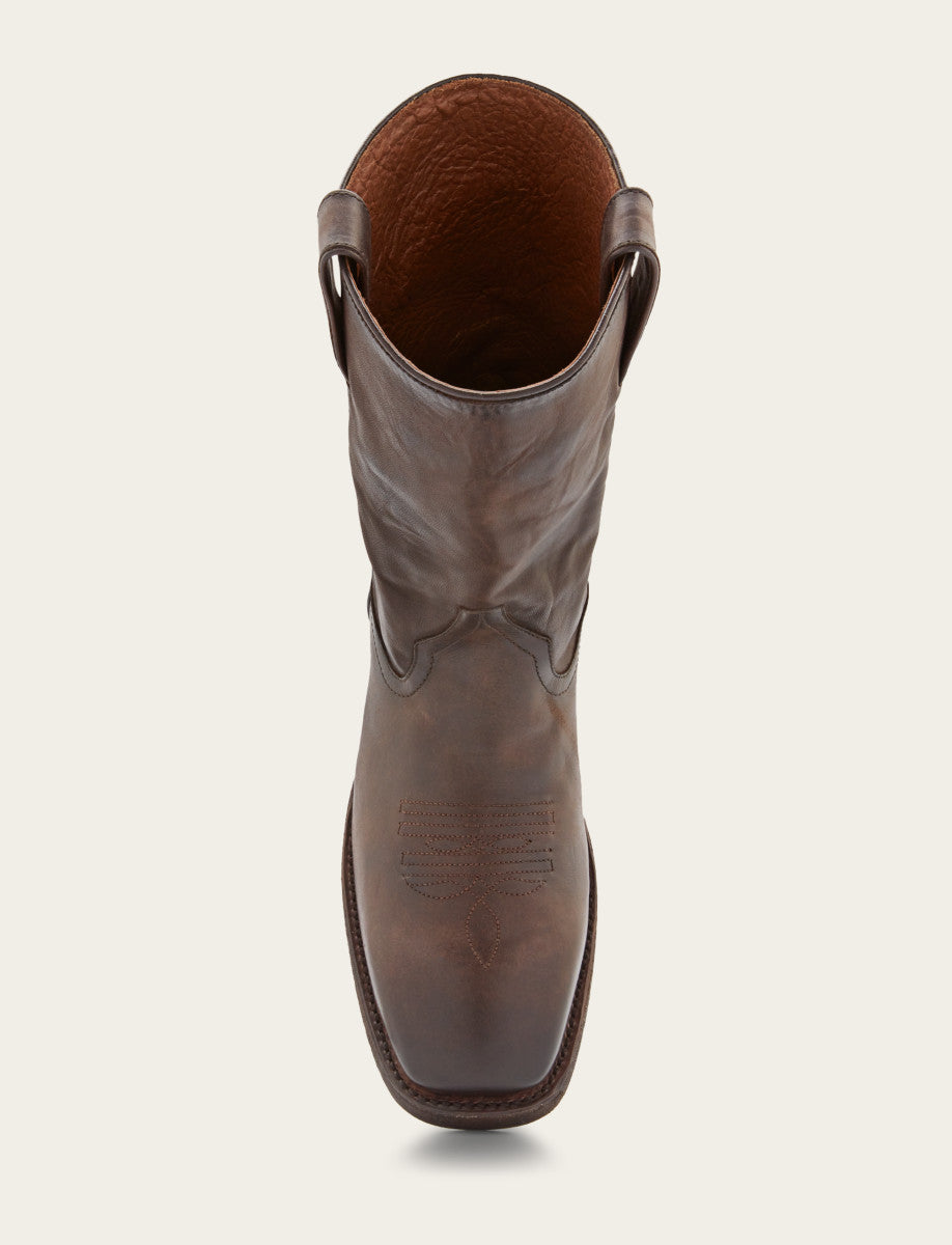 Frye Men's Chocolate Nash Roper Western Boots CHOCOLATE
