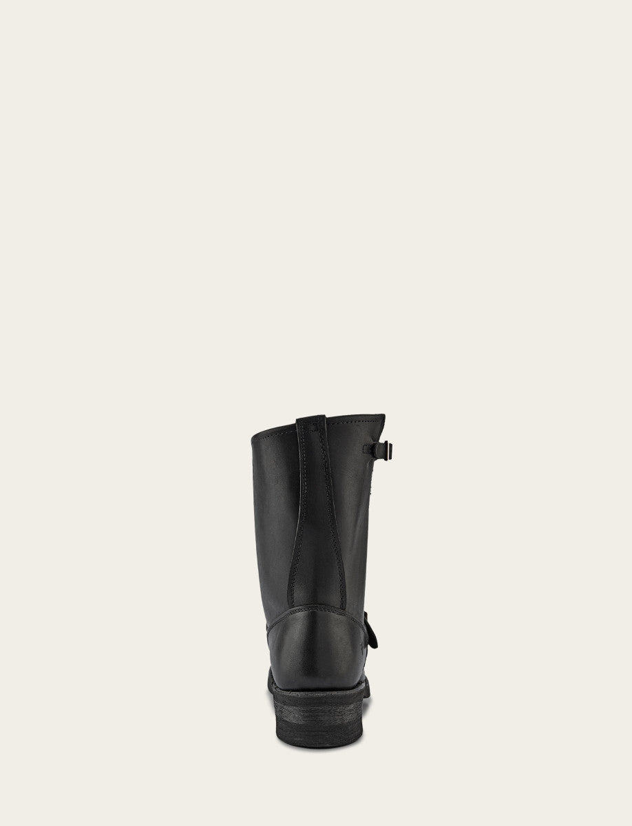 Frye Men's Black Engineer 12R Mens Moto Black