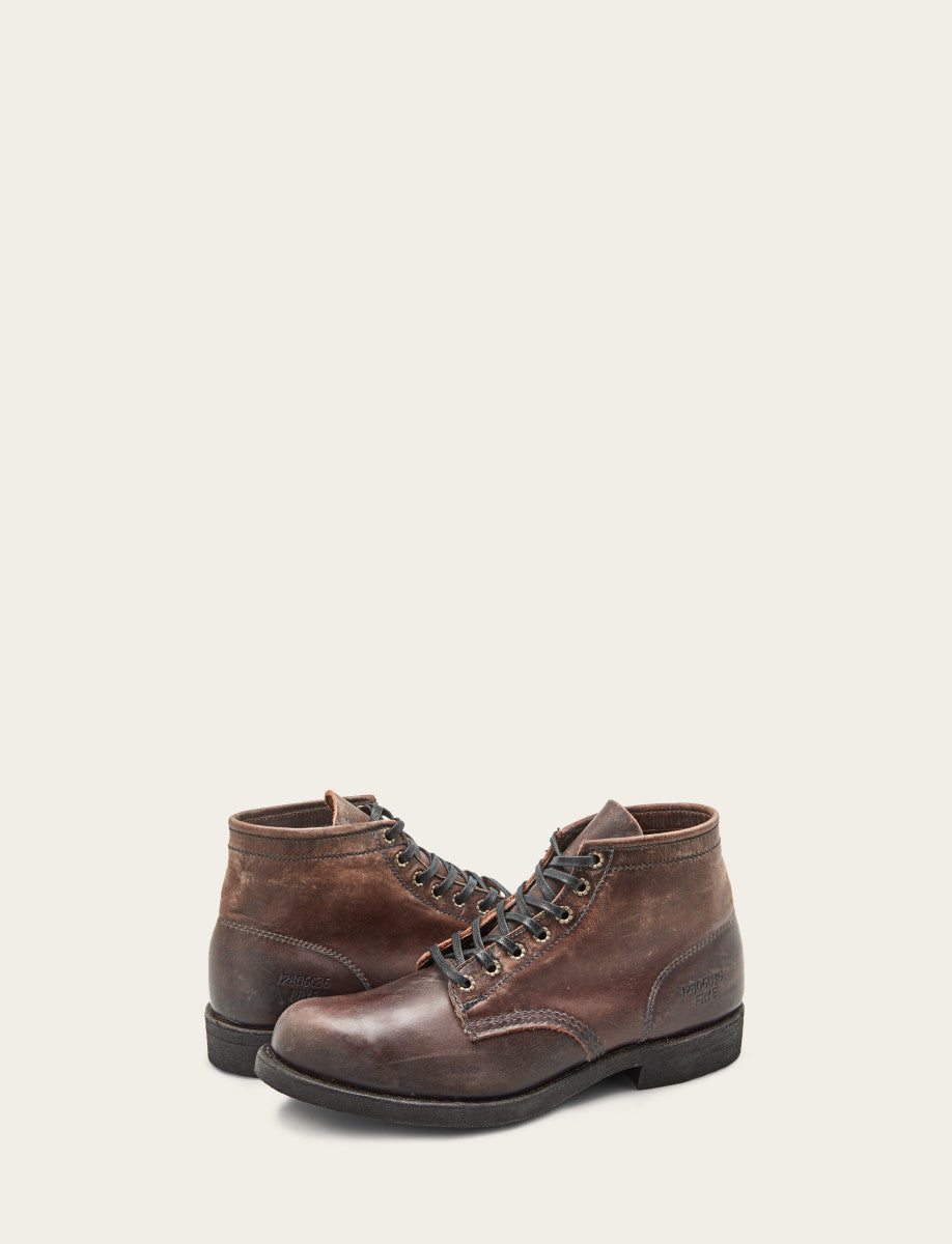 Frye Men's Dark Brown Prison Boots Dark Brown