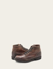 Frye Men's Dark Brown Prison Boots Dark Brown