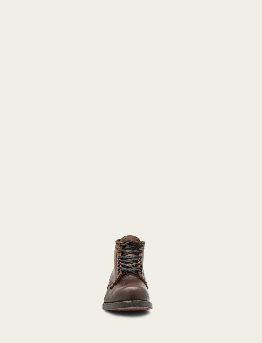 Frye Men's Dark Brown Prison Boots Dark Brown