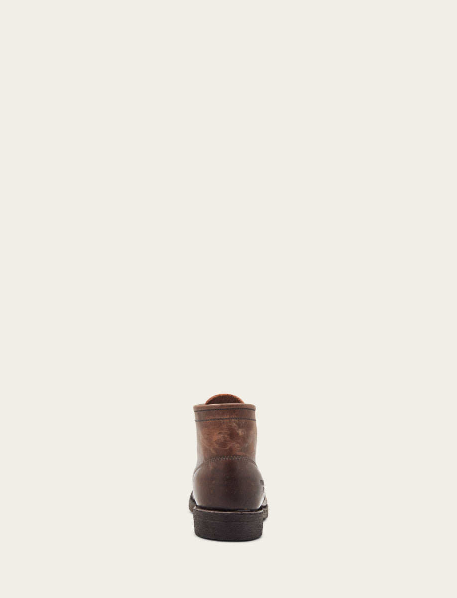 Frye Men's Dark Brown Prison Boots Dark Brown