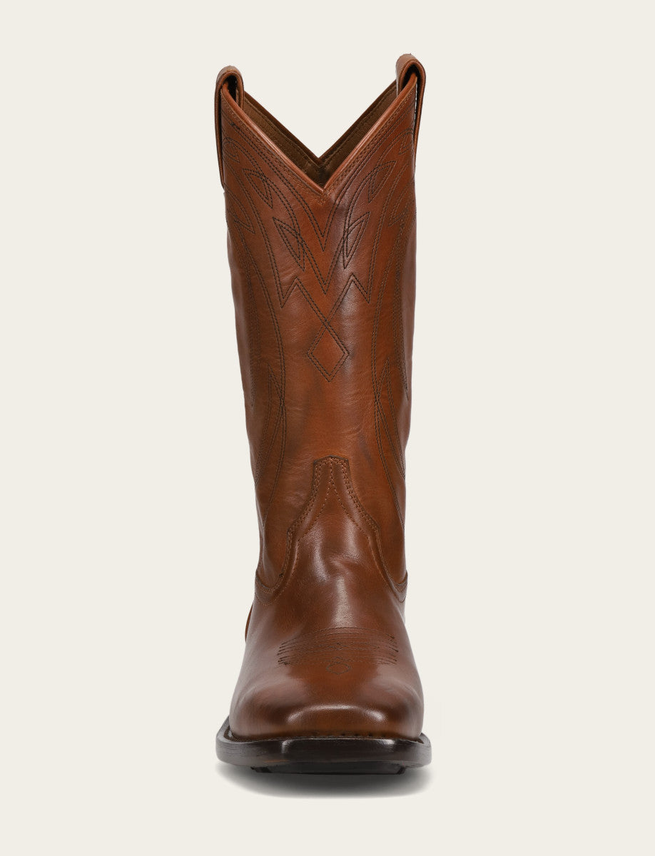 Frye Men's Caramel Nash Deco Stitch Pull On Boots Caramel
