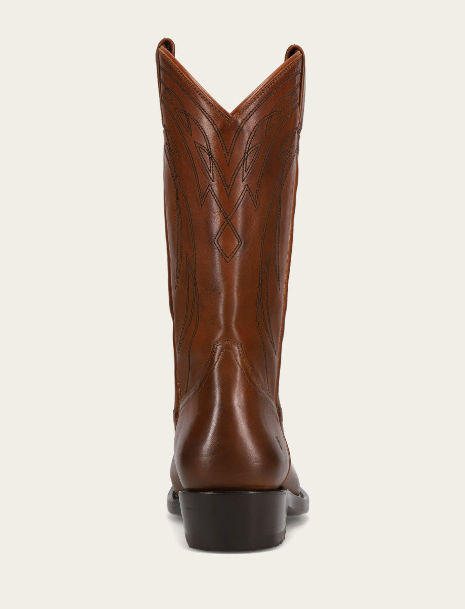 Frye Men's Caramel Nash Deco Stitch Pull On Boots Caramel