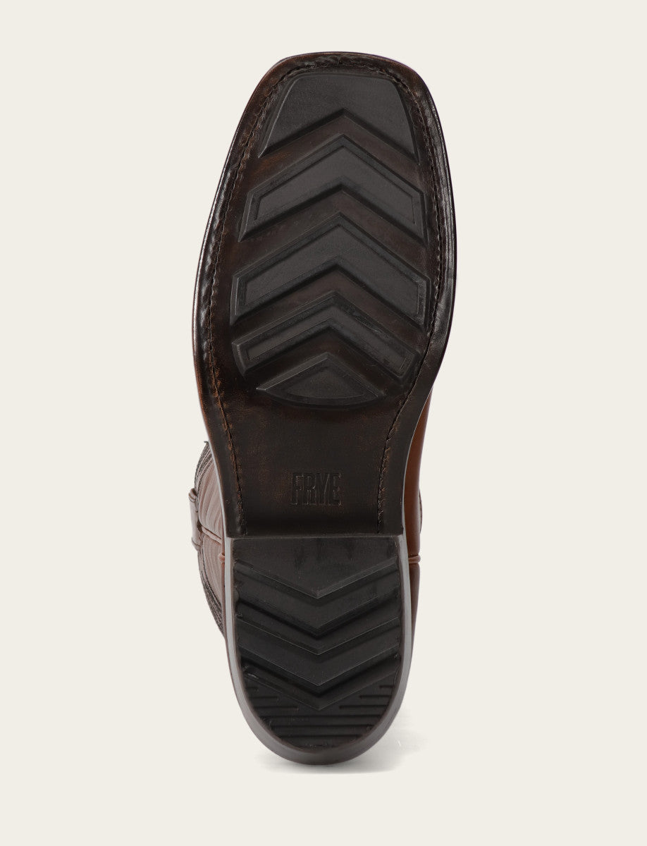 Frye Men's Caramel Nash Deco Stitch Pull On Boots Caramel