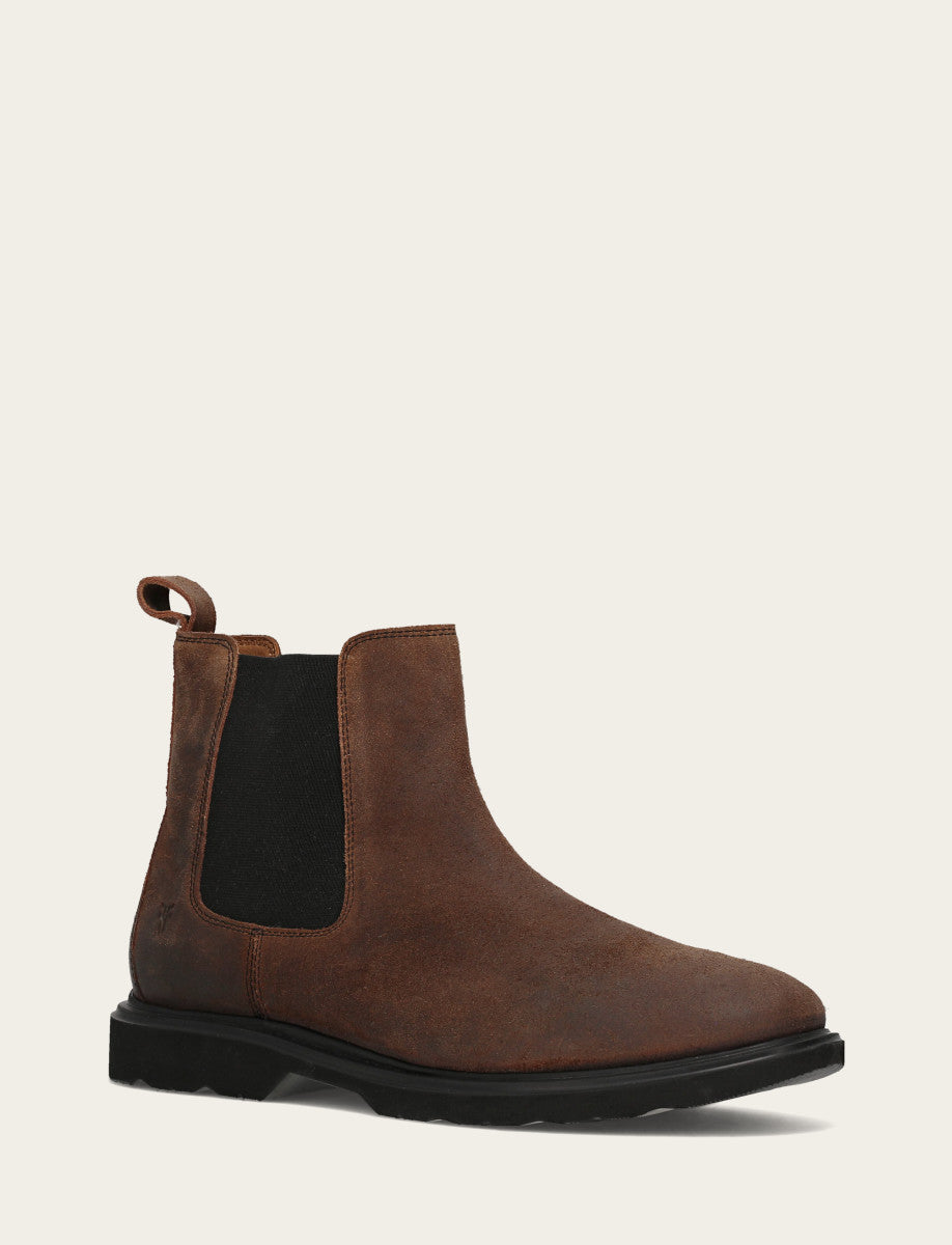 Frye Men's Dark Walnut Connor Chelsea Boot Dark Walnut