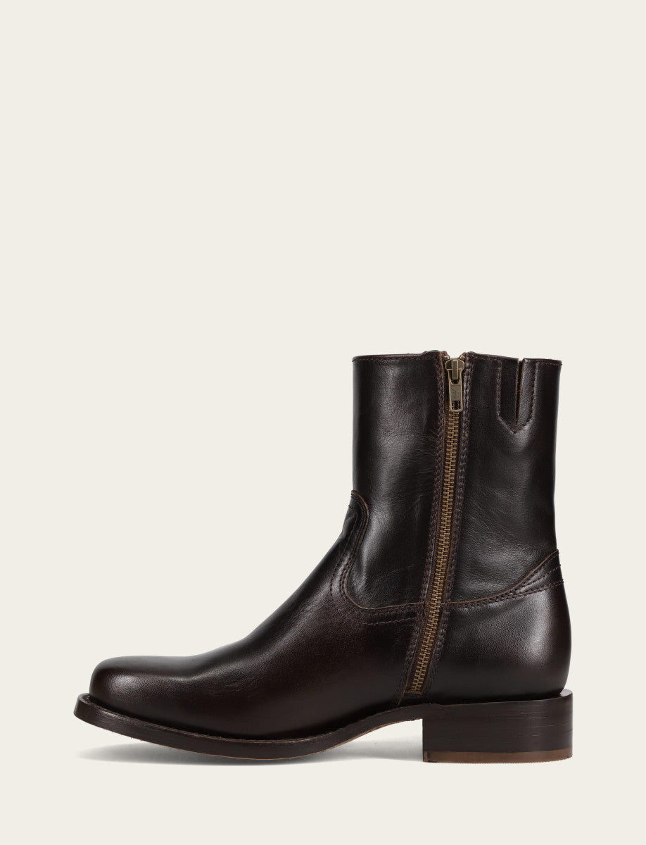 Frye Men's Bourbon Campus Inside Zip Boot Bourbon