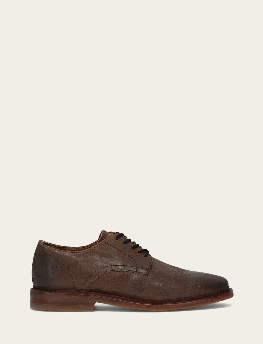 Frye Men's Dark Walnut Paul Oxford Dress Shoes Dark Walnut