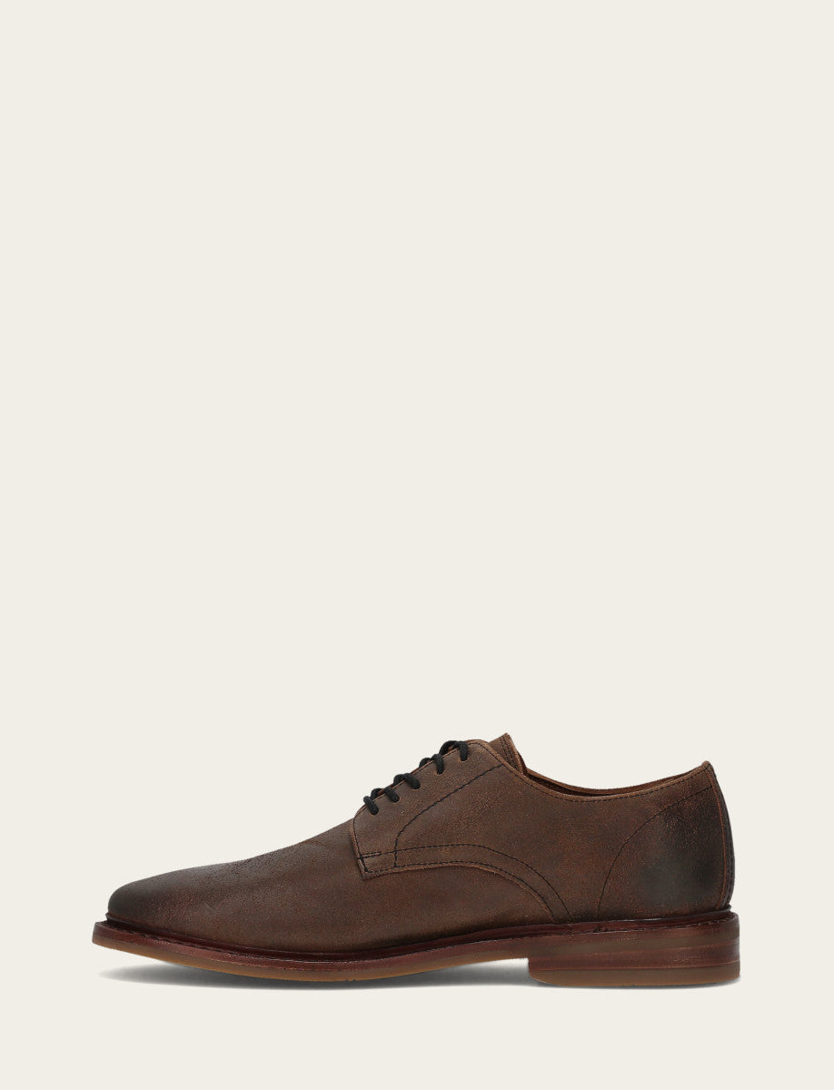 Frye Men's Dark Walnut Paul Oxford Dress Shoes Dark Walnut