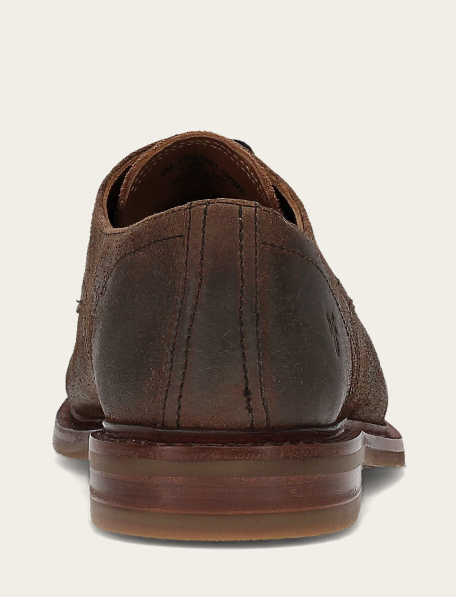 Frye Men's Dark Walnut Paul Oxford Dress Shoes Dark Walnut