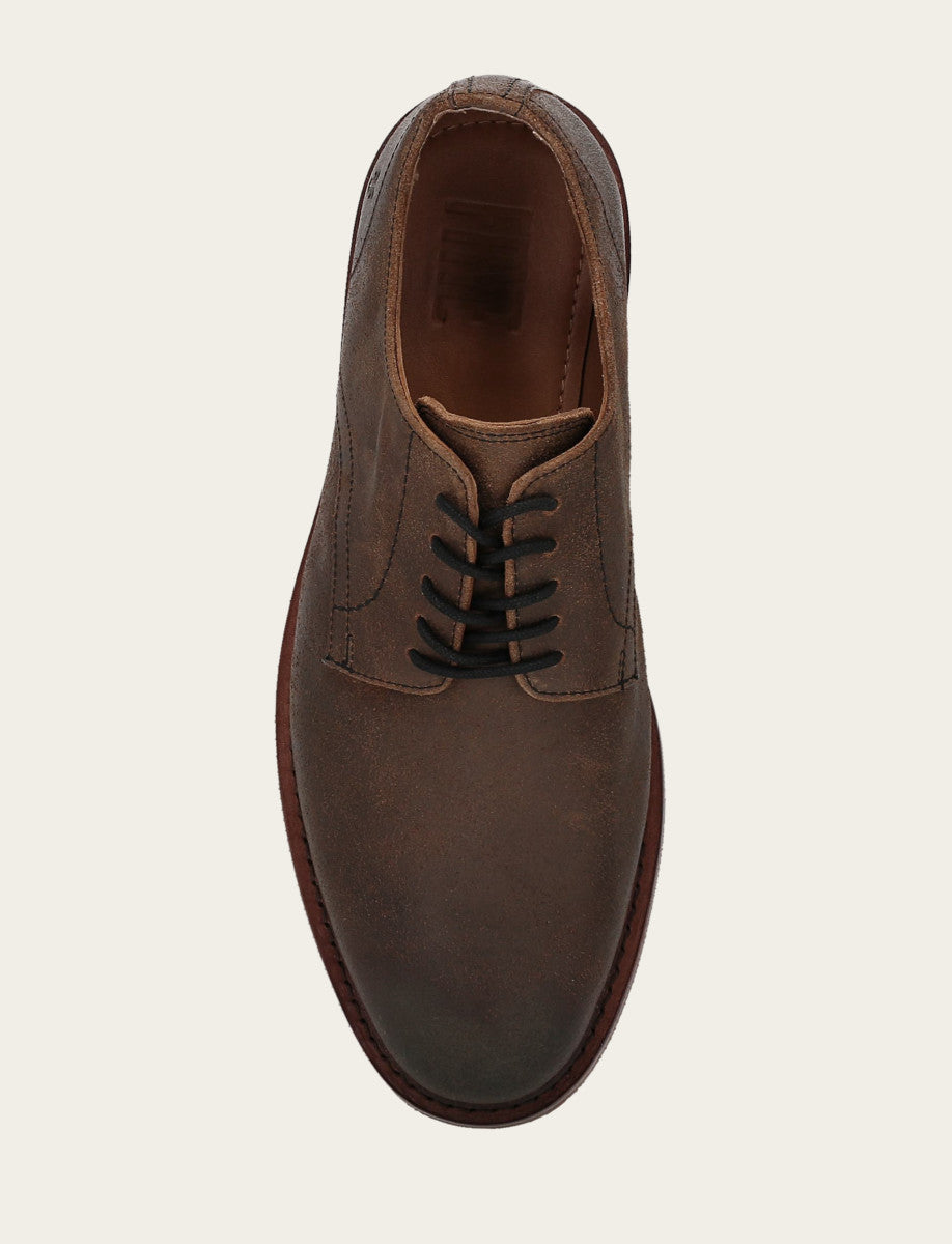 Frye Men's Dark Walnut Paul Oxford Dress Shoes Dark Walnut