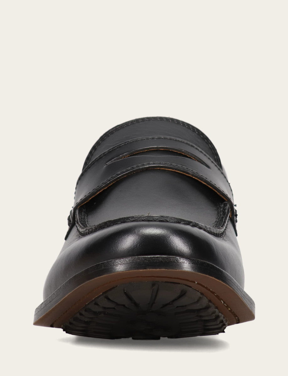 Frye Men's Black Tyler Flex Penny Loafers Black