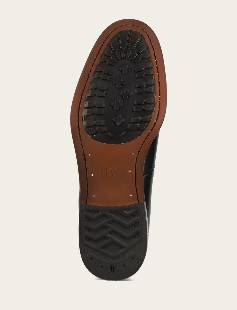 Frye Men's Black Tyler Flex Penny Loafers Black