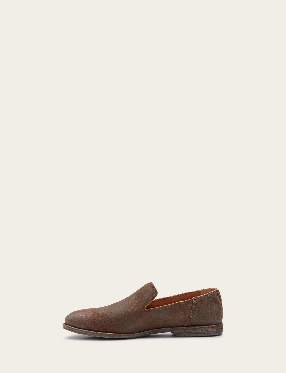 Frye Men's Ginger Suede Chris Venetian Loafers Ginger Suede