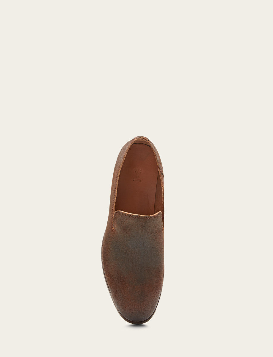 Frye Men's Ginger Suede Chris Venetian Loafers Ginger Suede