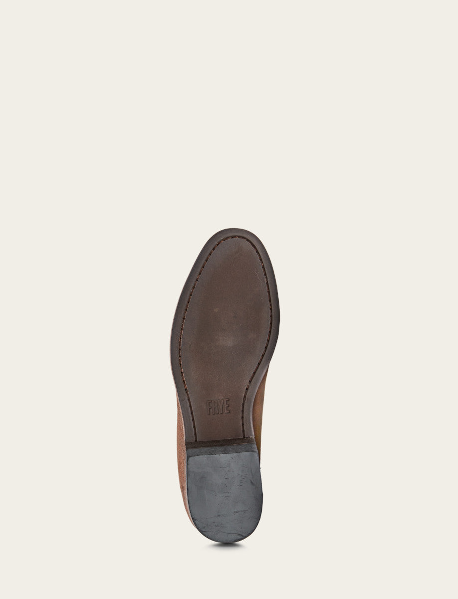 Frye Men's Ginger Suede Chris Venetian Loafers Ginger Suede