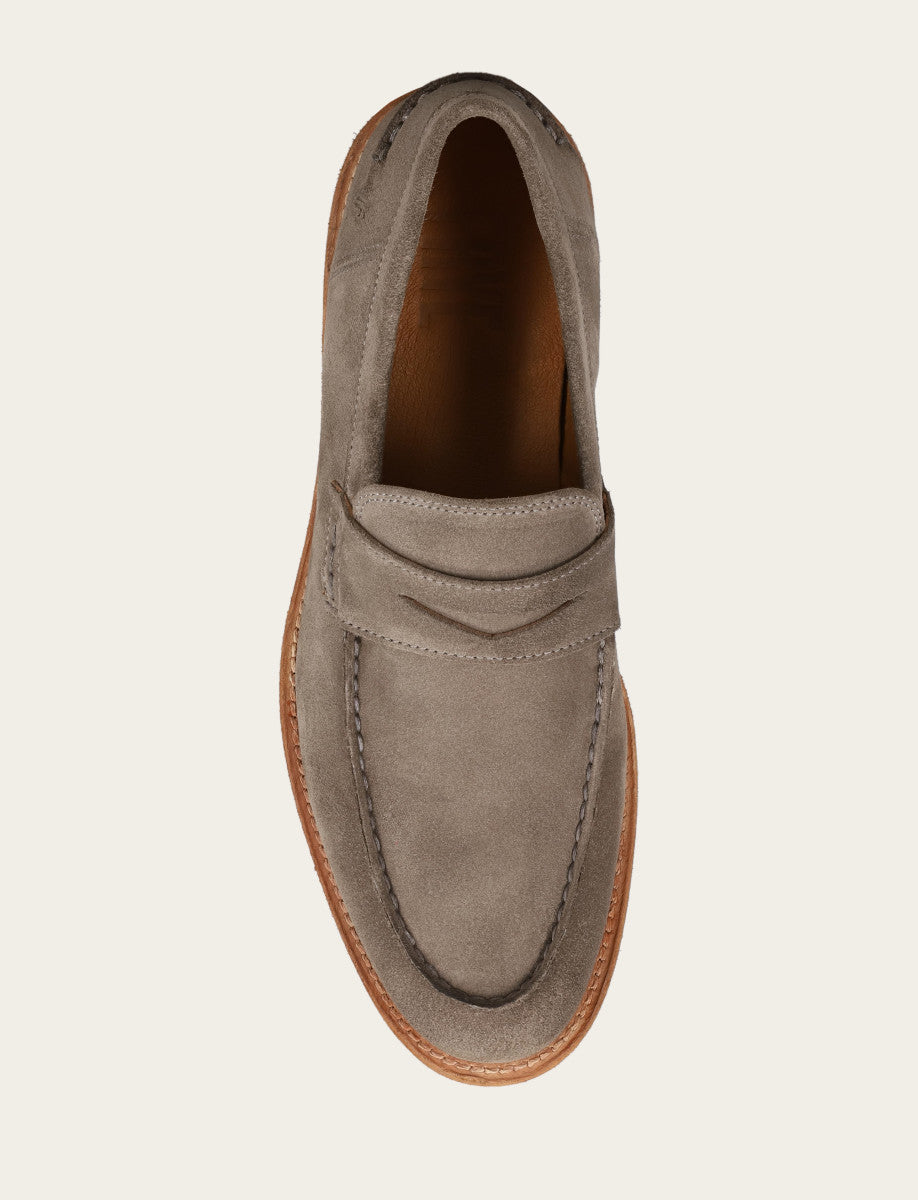 Frye Men's Steel Tyler Flex Penny Loafers Steel