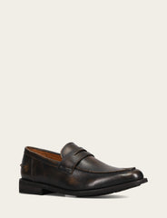 Frye Men's Brown Brush Off Tyler Flex Penny Loafer Brown Brush Off