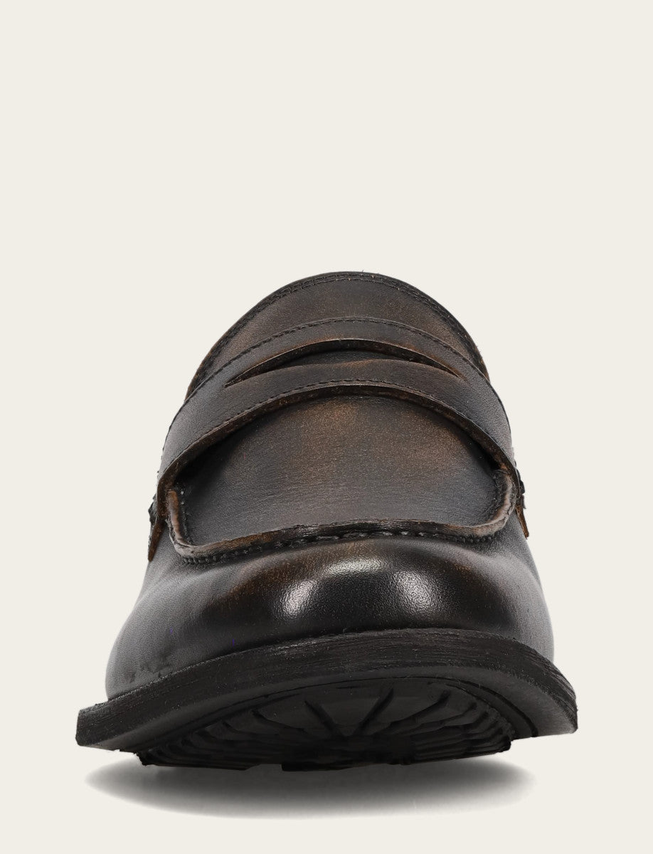 Frye Men's Brown Brush Off Tyler Flex Penny Loafer Brown Brush Off