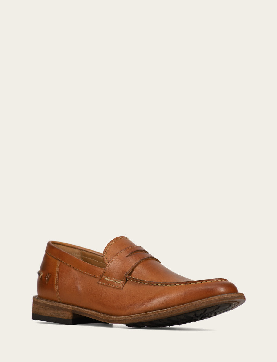 Frye Men's Caramel Tyler Flex Penny Loafers Caramel