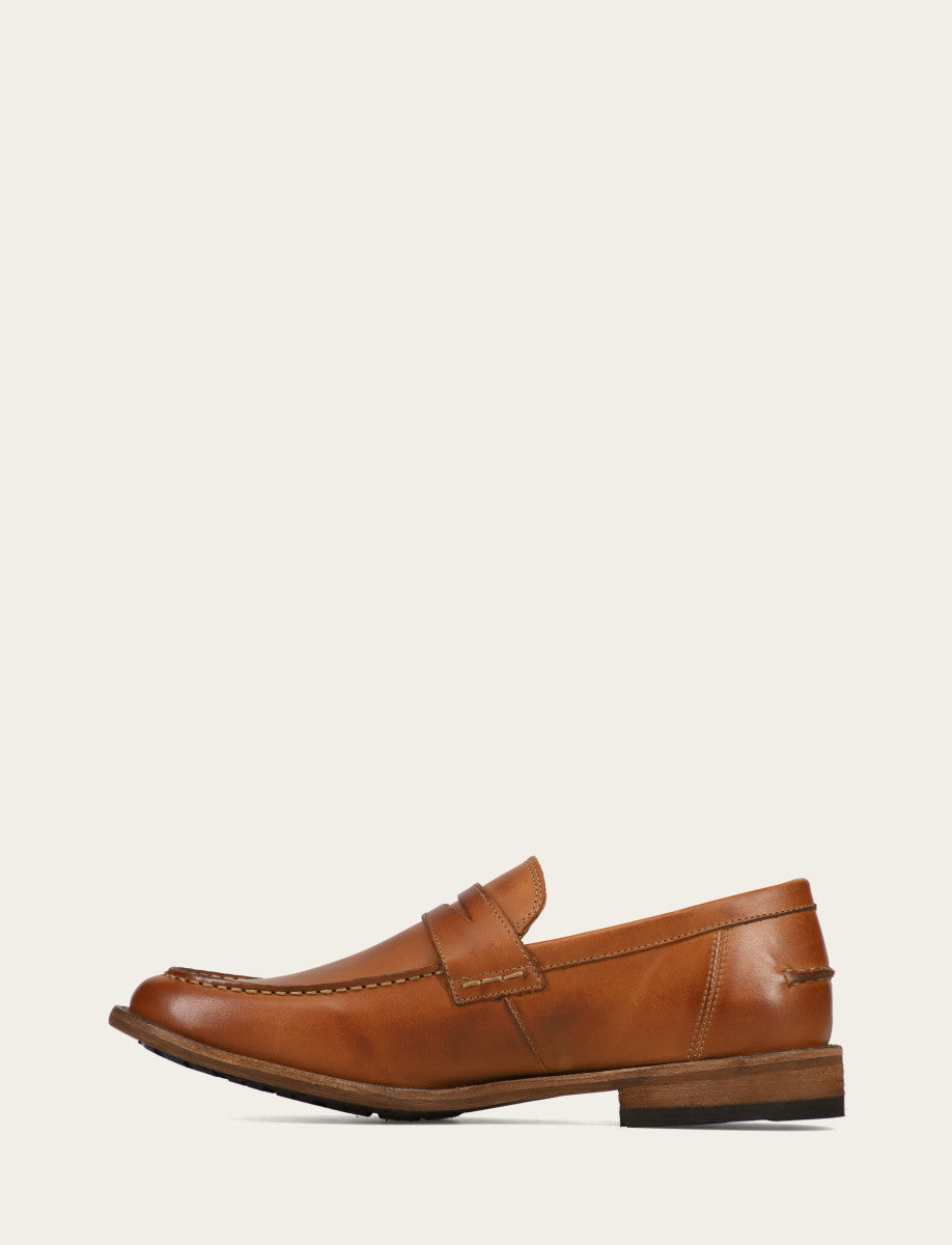Frye Men's Caramel Tyler Flex Penny Loafers Caramel