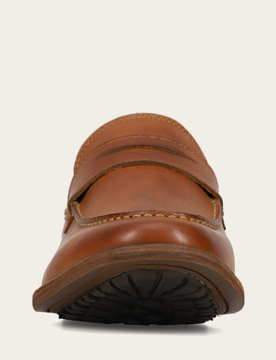 Frye Men's Caramel Tyler Flex Penny Loafers Caramel