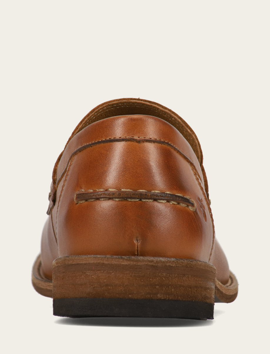 Frye Men's Caramel Tyler Flex Penny Loafers Caramel