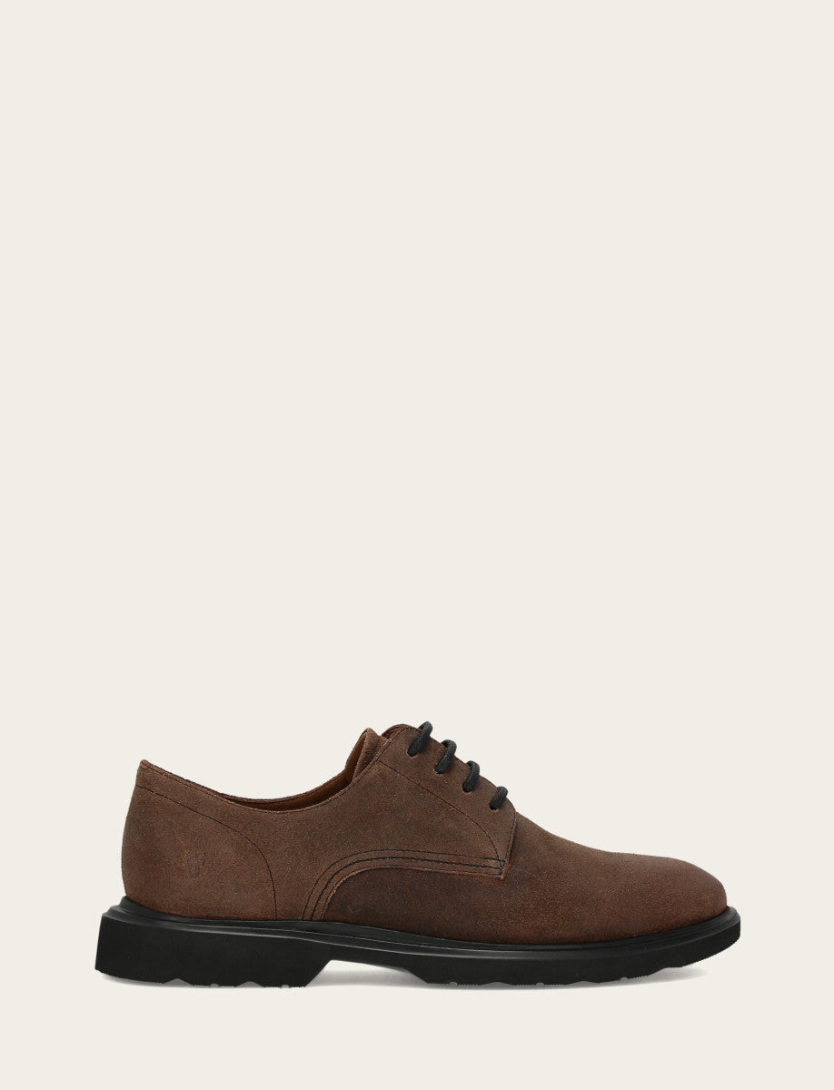 Frye Men's Dark Walnut Connor Oxford Dress Shoes Dark Walnut