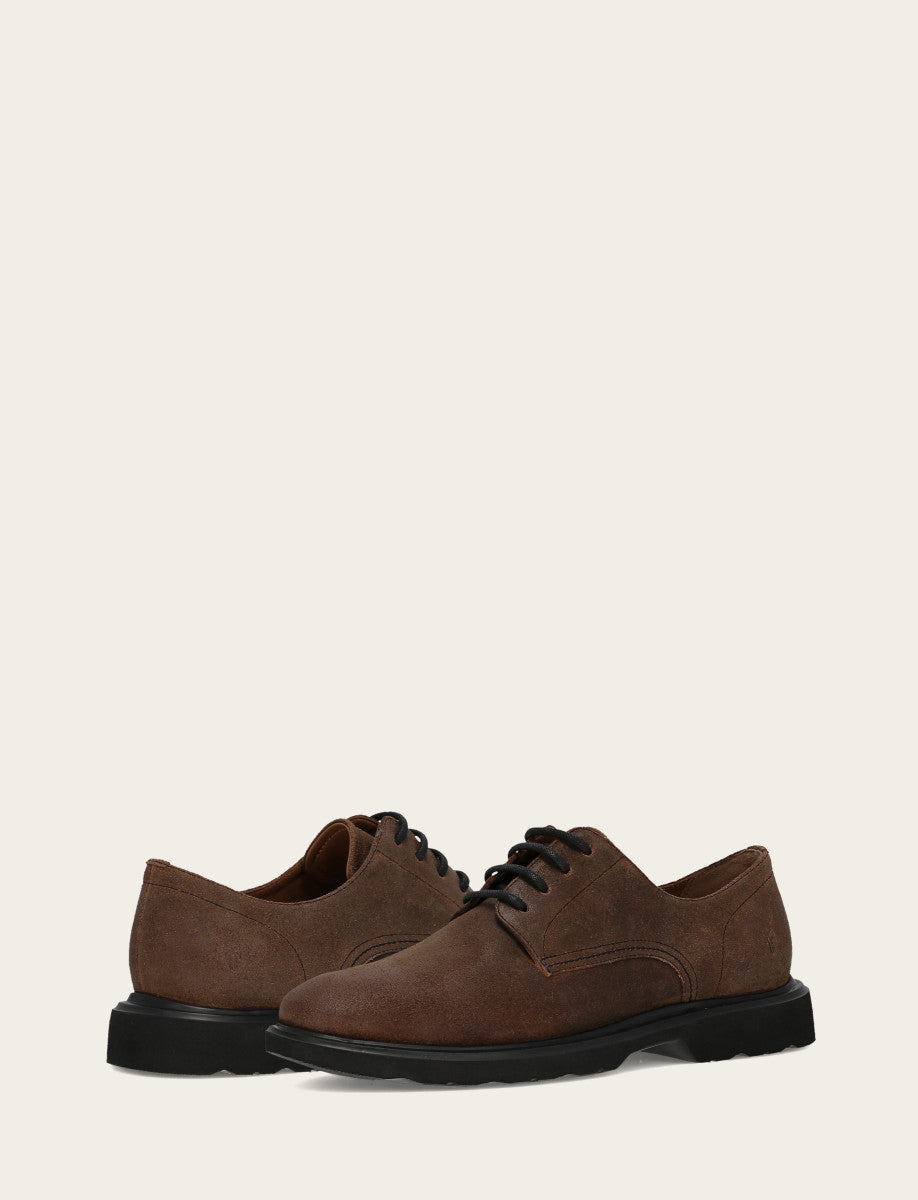 Frye Men's Dark Walnut Connor Oxford Dress Shoes Dark Walnut