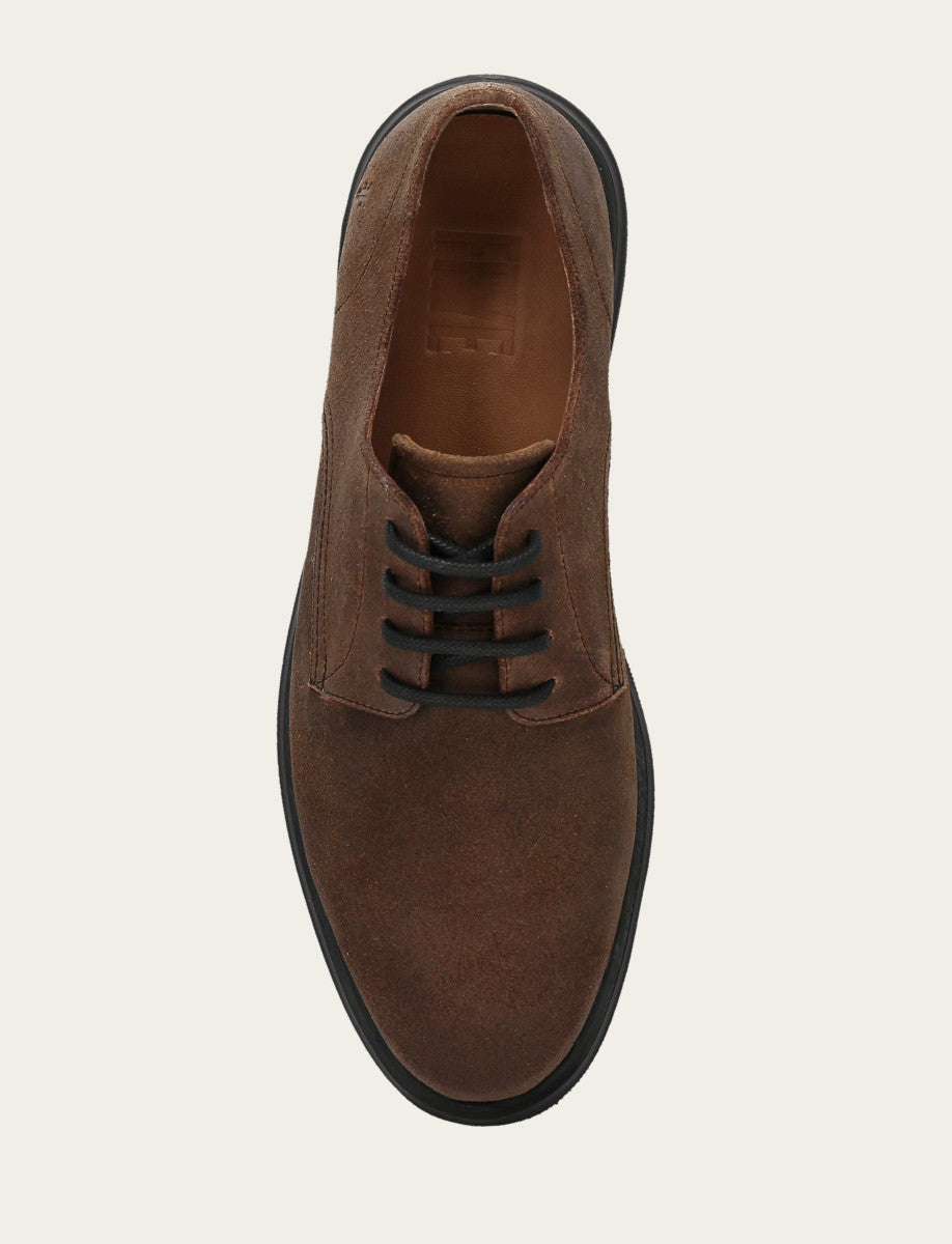 Frye Men's Dark Walnut Connor Oxford Dress Shoes Dark Walnut