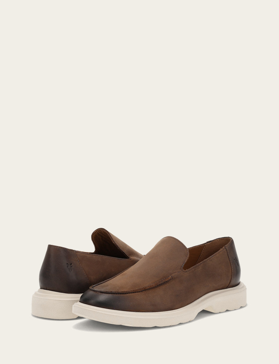 Frye Men's Chocolate Connor Venetian Loafers Chocolate