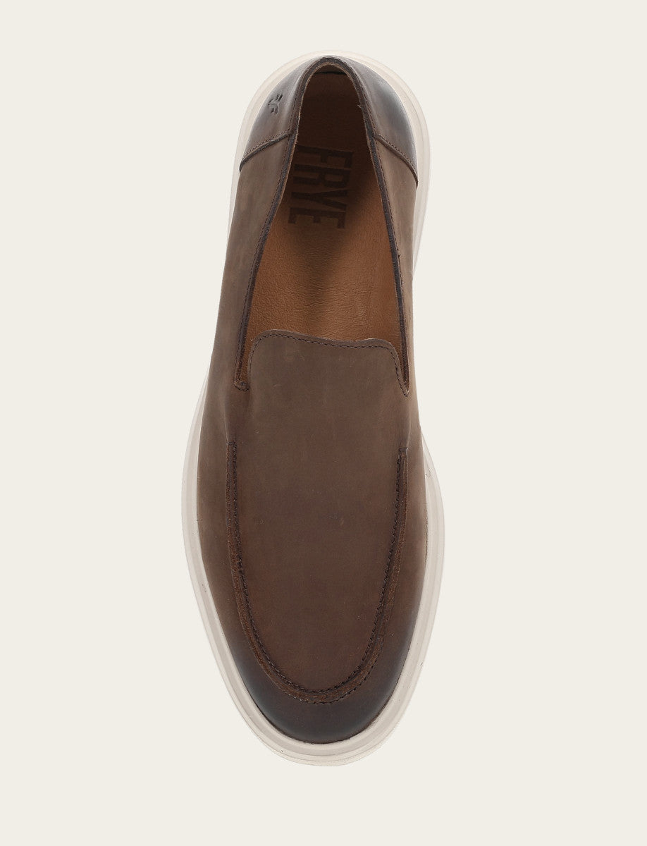 Frye Men's Chocolate Connor Venetian Loafers Chocolate