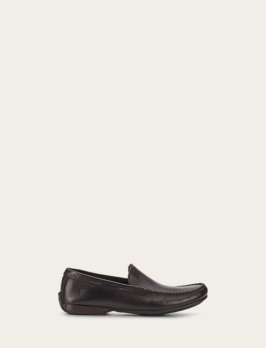 Frye Men's Black Lewis Venetian Loafers Black