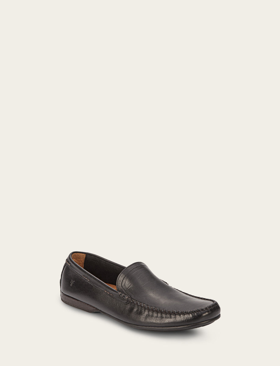 Frye Men's Black Lewis Venetian Loafers Black