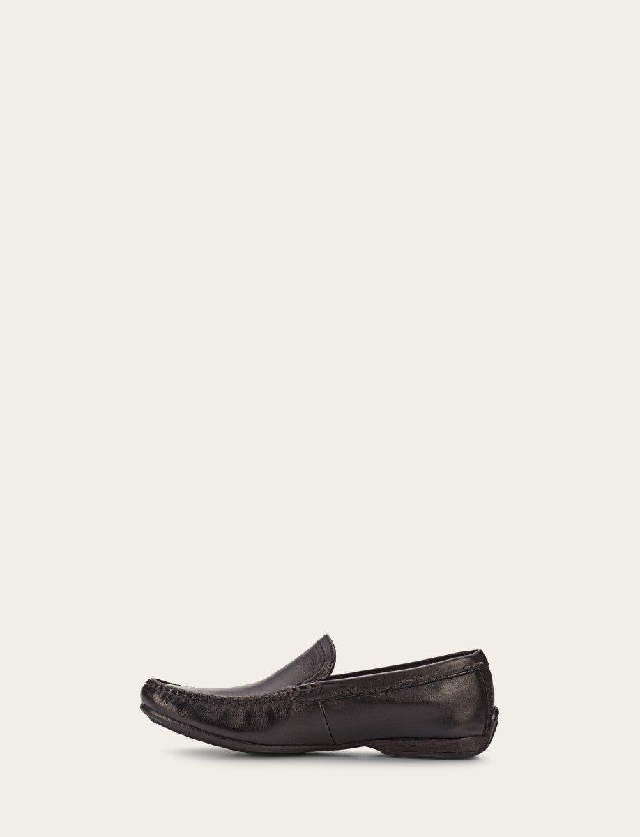 Frye Men's Black Lewis Venetian Loafers Black