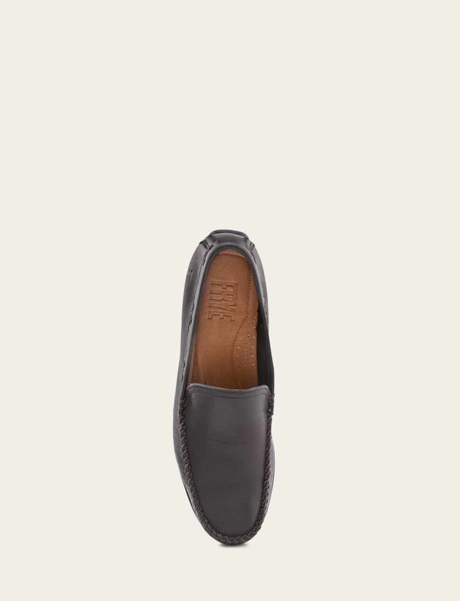 Frye Men's Black Lewis Venetian Loafers Black