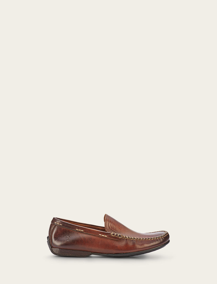 Frye Men's Cognac Lewis Venetian Loafers Cognac