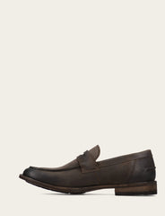 Frye Men's Chocolate Tyler Flex Penny Loafers Chocolate