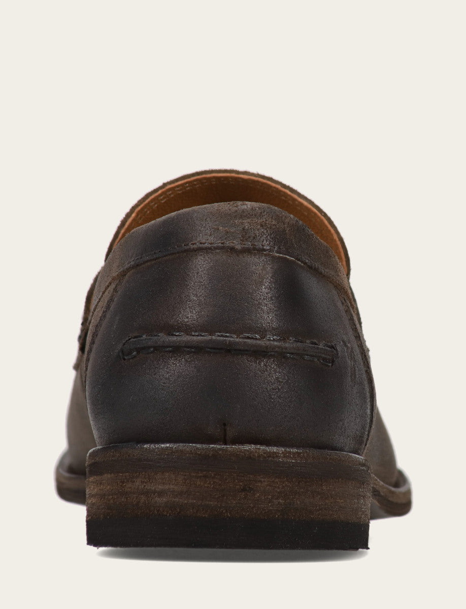 Frye Men's Chocolate Tyler Flex Penny Loafers Chocolate