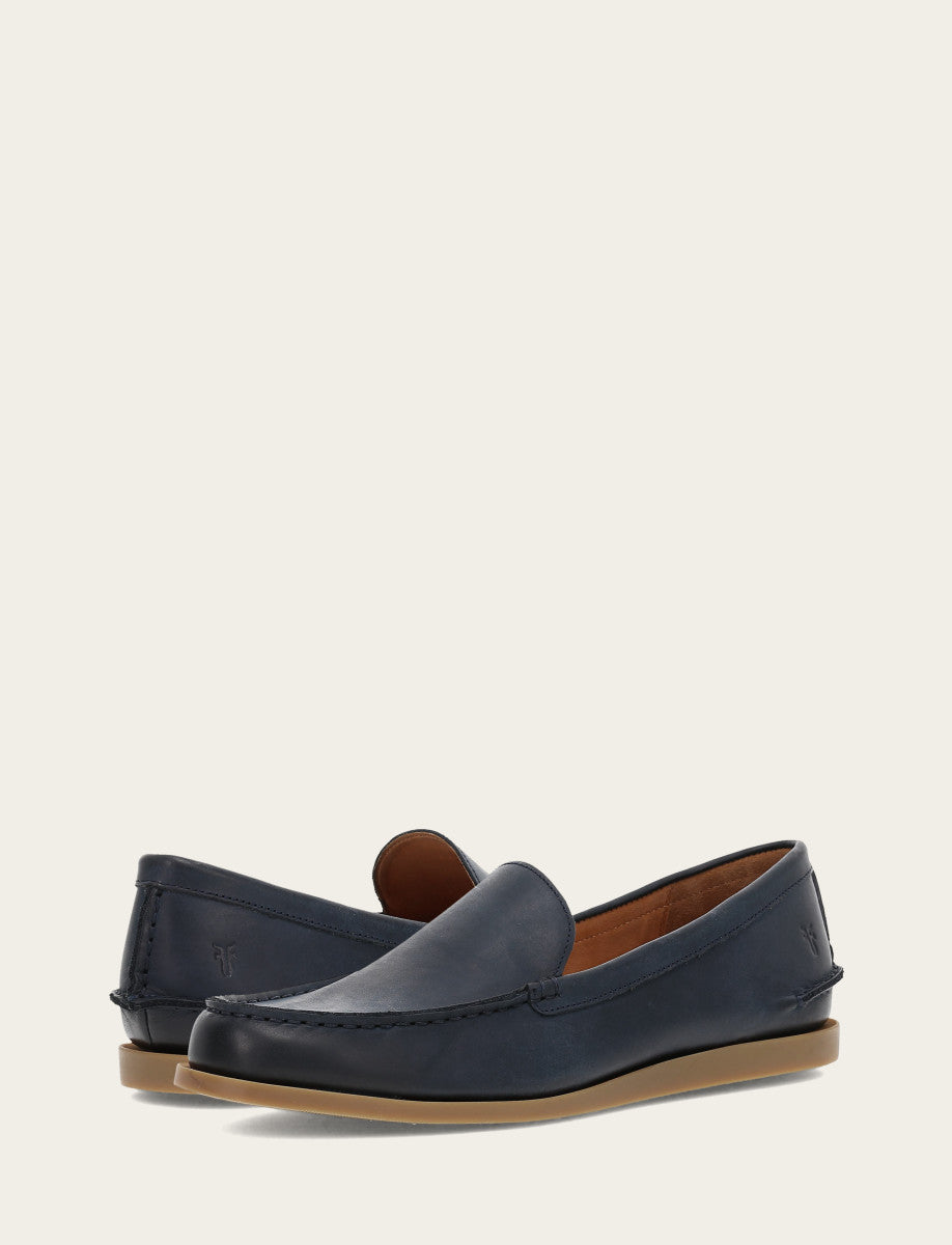 Frye Men's Indigo Mason Slip On Loafers Indigo