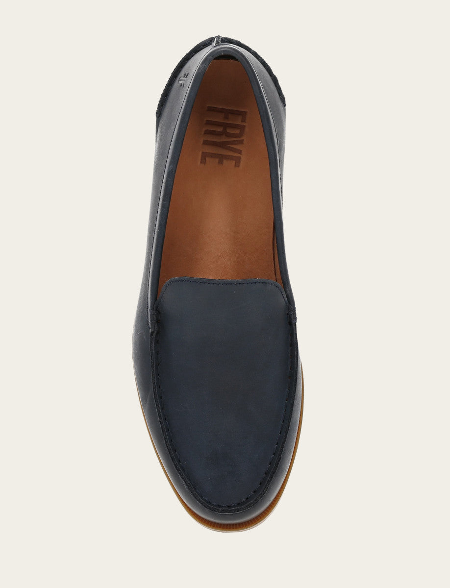 Frye Men's Indigo Mason Slip On Loafers Indigo